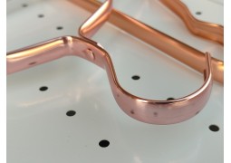 Плечики алюмінієві для пальто 41,5х1,2см (срібні)